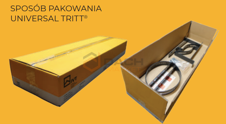 Stopień kominiarski IVT UNIVERSAL TRITT® do dachówek